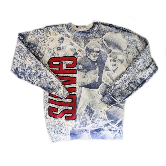 Vintage Other - Vintage Giants Football Cotton Long Sleeve Crewneck Size Small